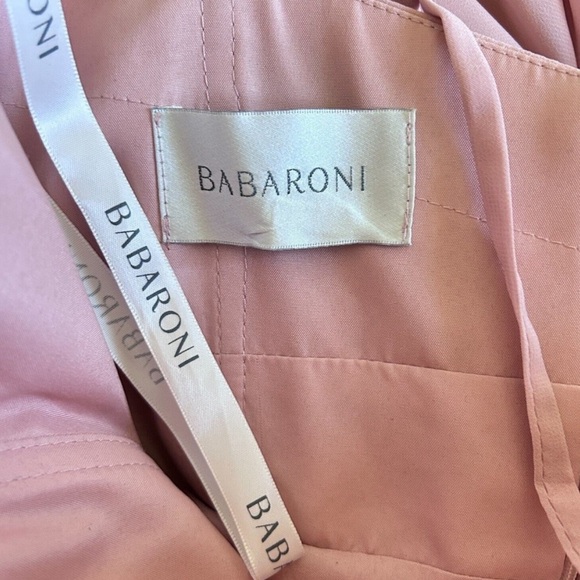 Babaroni Louise Bridesmaid Maxi Dress Sz 6 Dusty
Rose Spaghetti Strap Chiffon - Picture 5 of 6